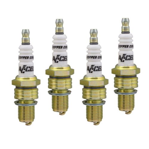 Accel 0142-4 u-groove standard spark plug fits 74-84 fuego r17