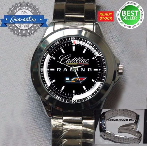 Cadillac racing emblem watches