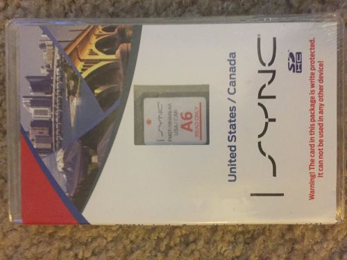 Ford sync navigation a6 sd card map updated