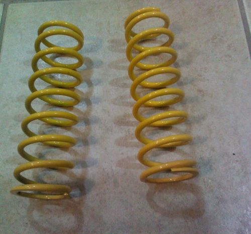 Arctic cat new oem shock  springs  compression yellow  pair z 120 zr mini kids