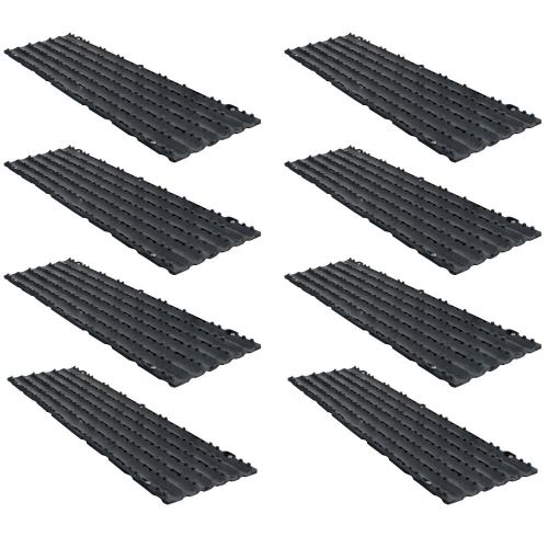 8-piece caliber atv snowmobile trailer lowpro grip glide single set cbr-13326