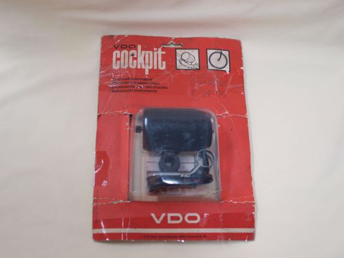Vdo vintage cockpit 52mm 12v motorcycle analogue quartz clock - nos