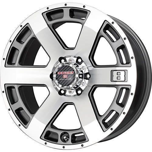17x9 gunmetal level 8 scorpion 6x5.5 -12 rims terra grappler g2 tires