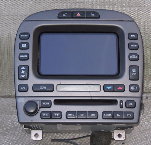 03-07 jaguar s-type dashboard console climate control radio navi 1x4310e889 fb