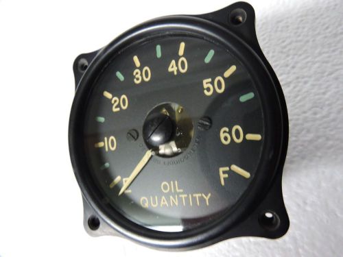 Us navy aircraft oil quantity indicator gage 1949 nas alameda liquidometer