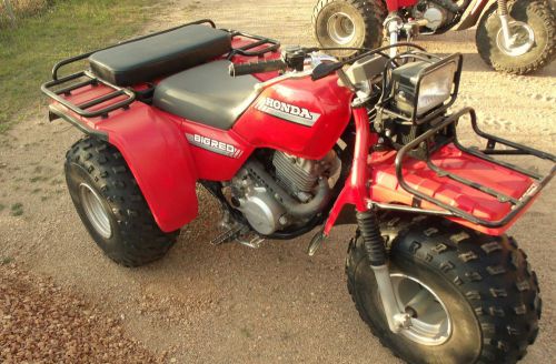 24" x 12" black rear rack seat pad 200es 200e big red 200m atc honda 3 wheeler