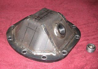 Heavy duty differential cover - dana 30 - 3/8&#039; steel -  fully welded - new