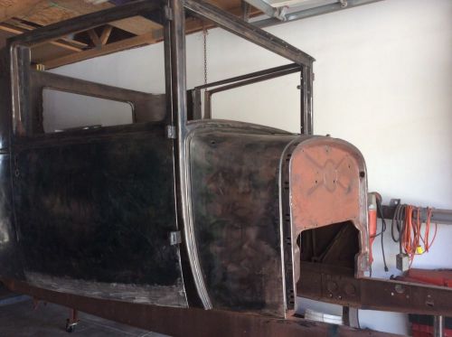 1925 chevy coupe steel body, frame &amp; radiator shell - best offer