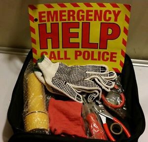 Genuine gm part # 12497328 roadside assistance package highway emergency kit