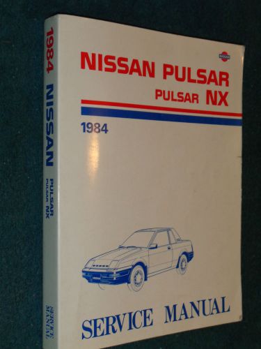 1984 nissan pulsar / pulsar nx shop manual  / original book