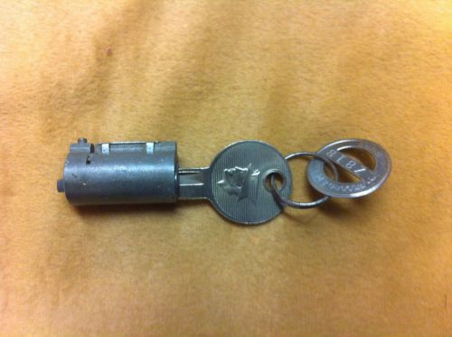 1952-1959 mercury nos trunk lock cylinder with the original key &amp; key tag