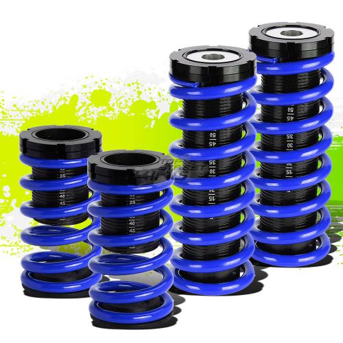For 00-05 eclipse 3g front+rear racing coilover 1-3"lowering coil spring blue