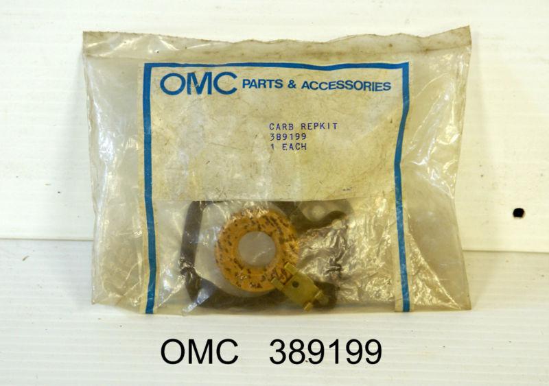 Johnson/evinrude vintage carb kit with float pt# 389199