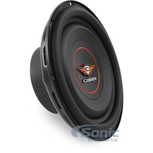 New! cadence slw10s4 500 watt 10" single 4-ohm shallow mount series subwoofer