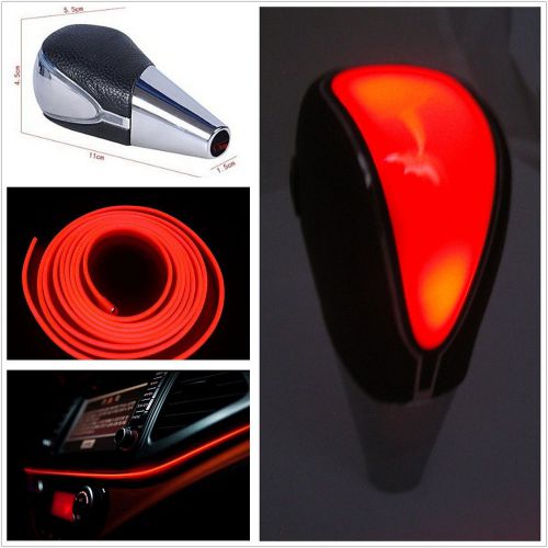 Find Embedded Red 2m Car Atmosphere Neon Light & Cold LED Gear Shift