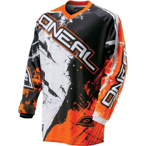 O'neal element shocker mx/offroad jersey black/orange sm