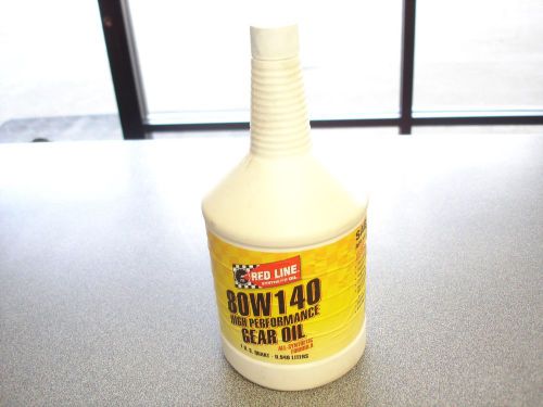 Red line 80w140 gl-5 gear oil 1 qt