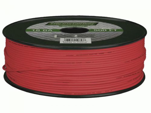 Metra install bay pwrd181000 primary wire w/ 18 gauge 1000&#039; wiring cables red