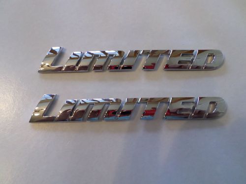 Toyota tundra 2014-2015 one set of 2 chrome (limited) door "emblems"