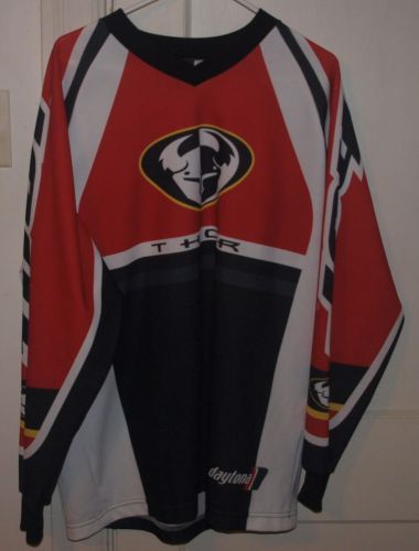 Thor daytona jersey and  thor flow motocross pants size men's l pants 34 red