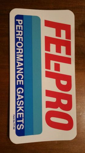 Vintage 80&#039;s-90&#039;s fel-pro performance gaskets 8.5&#034; decal