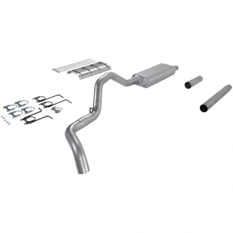 Flowmaster cat-back system - single side exit - force ii - mild sound 17198 ford
