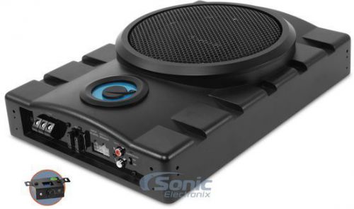 Planet audio p8.2uaw 800w 8" low profile amplified subwoofer enclosure w/ remote