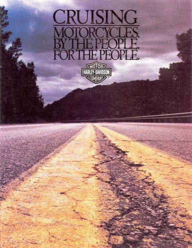 1982 harley-davidson fxr &amp; fxe super glide brochure -fxe-fxr super glide ii