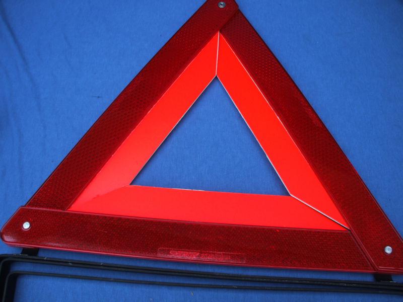 NOS european Roadside Emergency Reflective Triangle Safety,mercedes,BMW,porsche, US $45.00, image 3
