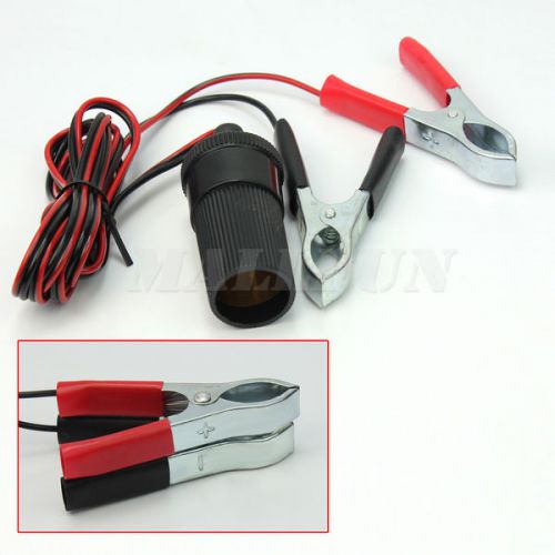 Find NEW 12V Cars Batteries Terminal Clips Cigarette Lighter Power