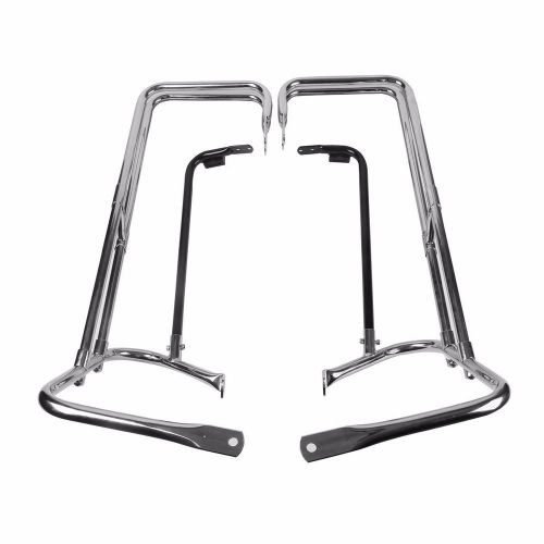 New guard touring harley flht flhr flhtcuse 1998-2008 98-08 twin rail saddlebag