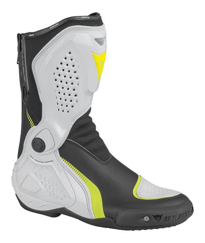 Dainese tr-course out race boots  black/white/fluo yellow