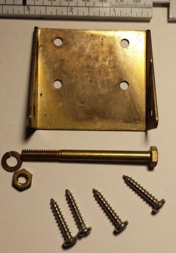 Ray jefferson a-10499 vintage  brass transducer bracket, transom mount