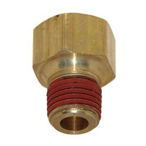 Nib mercruiser 4 cyl 2.5l 3.0l fuel line connector 3/8 npt-3/8 flare 33821