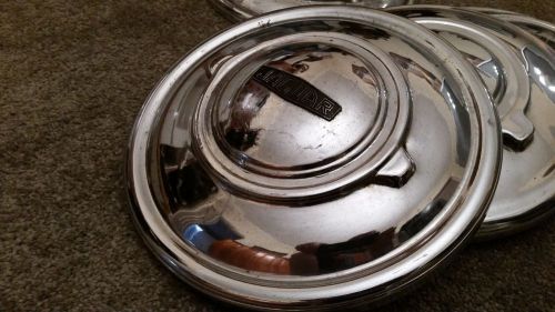 Jaguar wheel rim hubcaps vintage set of 4 original 1962