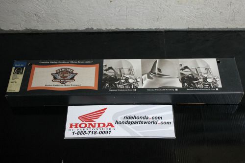 Genuine harley davidson *l@@k* "multi-fit chrome windshield trim kit #58363-95"