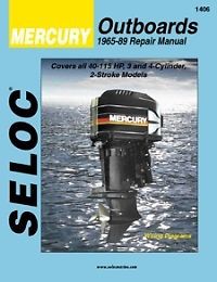 Service manual for mercury 2 stroke outboard motors 1965 through 1989 40-115 hp