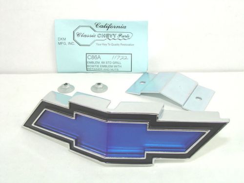 1969 camaro standard grill complete emblem assembly show quality