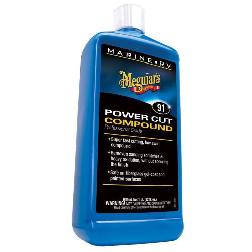 Meguiar's marine/rv pro grade power cut compound - 32oz -m9132