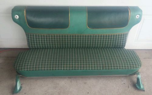 1955 1956 1957 chevy pontiac wagon rear back seat belair nomad safari stainless