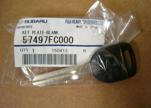 Oem subaru master key blank wrx impreza legacy forester baja,  '98 and newer