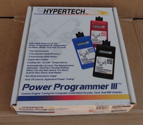Hypertech 30012 power programmer iii for 2002 gm  trucks / suv