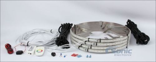 Race sport accessories rsrgb14 coloradapt 14" led wheel kit in rgb multicolor