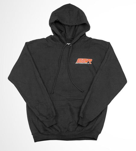 Ssr motorsports pullover hooded sweatshirt black