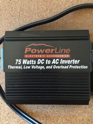 Powerline 75 watts dc to ac inverter
