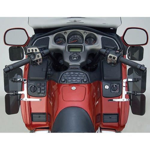 Honda goldwing gl1800 2011 thru 2015  mirror mount 2 piece wind deflectors tint