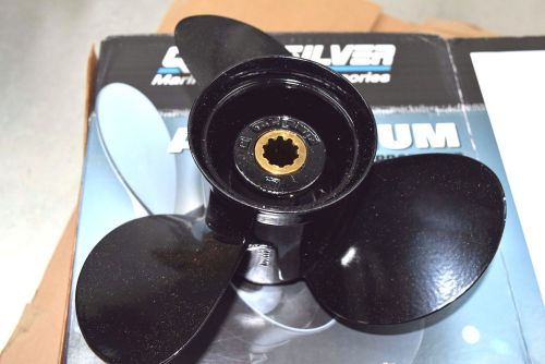 Quicksilver black diamond alum prop qa2196r 9-1/2 x 11 3rh nib by mercury marine