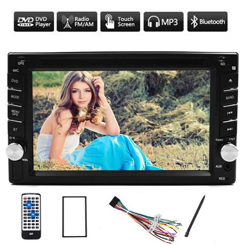 2 din 6.2&#039;&#039; car stereo dvd player bluetooth in-dash radio usb/sd/aux video audio
