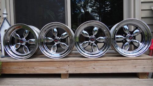 @@american racing vintage 15x8" daisey,gto corvette n.o.s set of four@