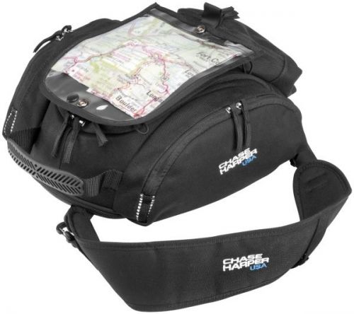 Chase harper 6xm expandable magnetic mount tank bag black 14&#034; x 9&#034; x 6&#034; chras6xm